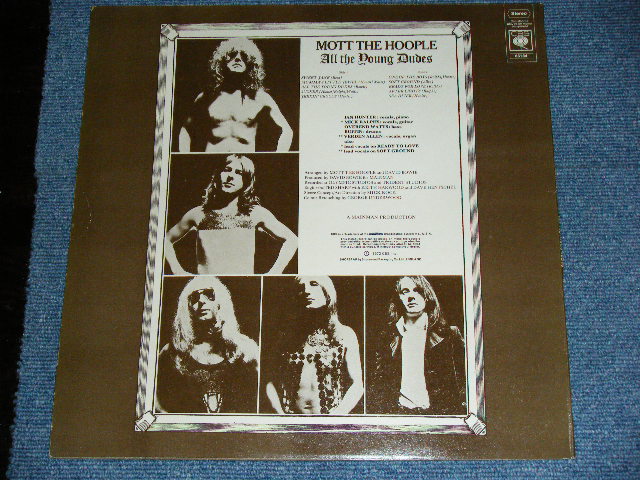 画像: MOTT THE HOOPLE  - ALL THE YOUNG DUDES ( Ex++/Ex ; With ORIGINAL INNER SLEEVE ) / 1972 UK ORIGINAL Used LP  