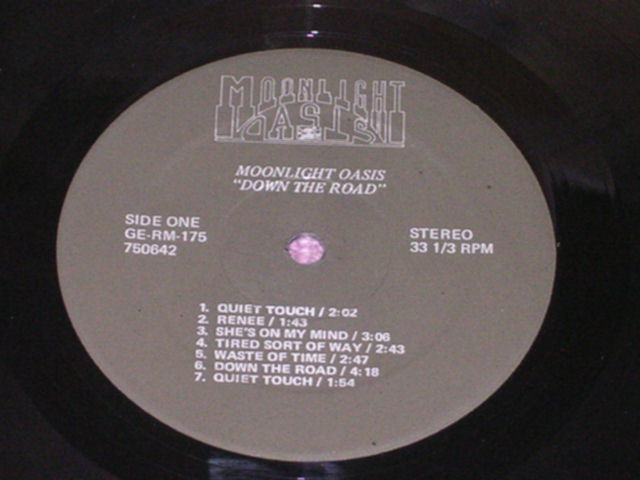 画像: MOONLIGHT OASIS - DOWN THE ROAD US ORIGINAL LP