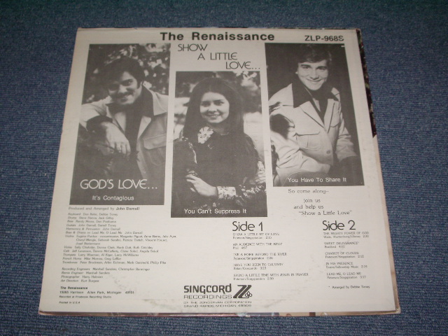 画像: THE RENAISSANCE - SHOW A LITTLE LOVE... / 1975  US ORIGINAL LP 