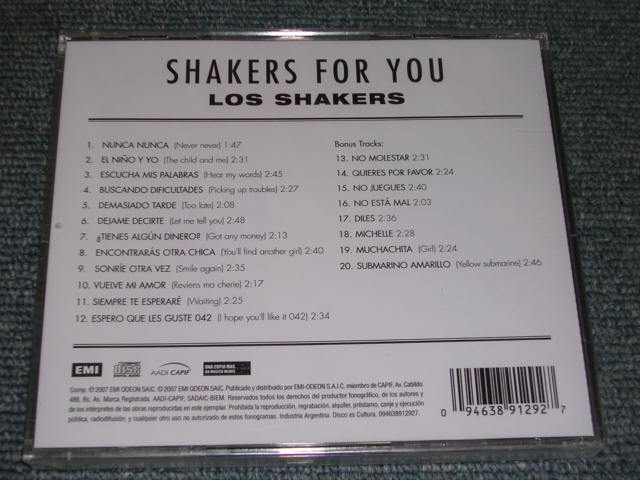 画像: LOS SHAKERS - SHAKERS FOR YOU ( 2nd ALBUM )  /2007 ARGENTINA Brande New SEALED  CD