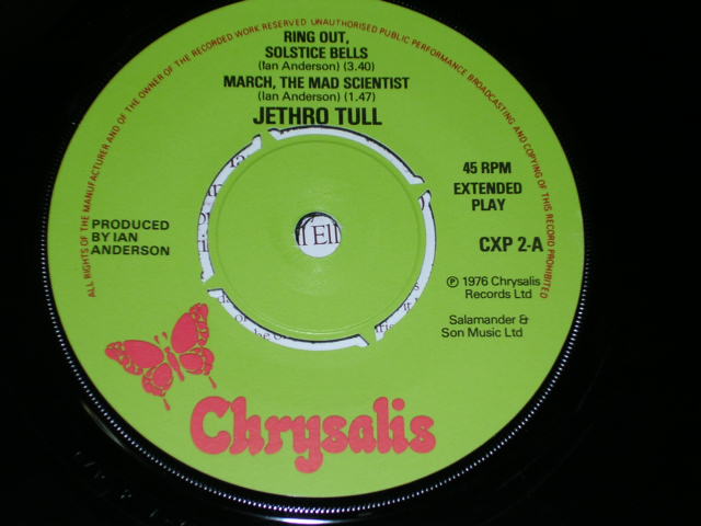 画像: JETHRO TULL - RING OUT,SOLSTICE BELLS  /  1976 UK ORIGINAL 7"SINGLE  With PICTURE SLEEVE