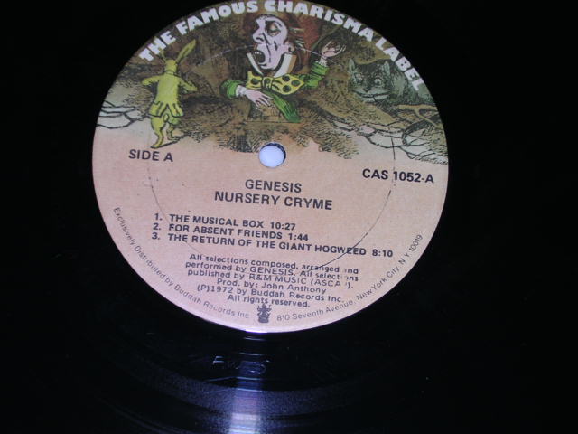 画像: GENESIS - NURSERYCRYME   / 1971 US ORIGINAL LP 