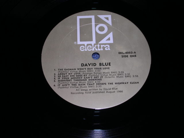 画像: DAVID BLUE  - DAVID BLUE   / 1965 US ORIGINAL MONO LP 