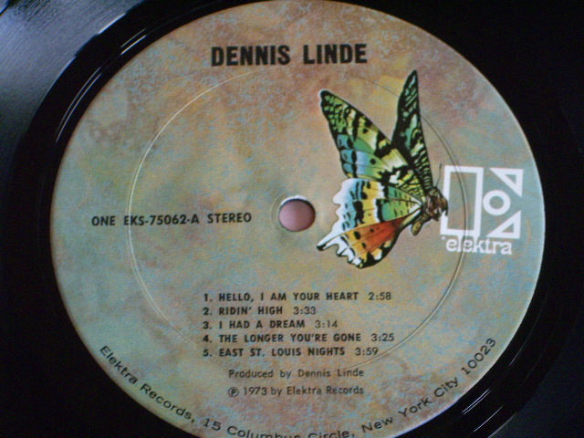 画像: DENNIS LINDE - DENNIS LINDE / 1973 US ORIGINAL PROMO LP 