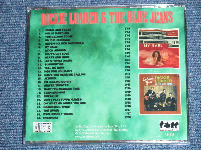 画像: DICKIE LOADER  & THE THE BLUE JEANS - MY BABE + EXCLUSIVELY / GERMAN Brand New CD-R  Special Order Only Our Store