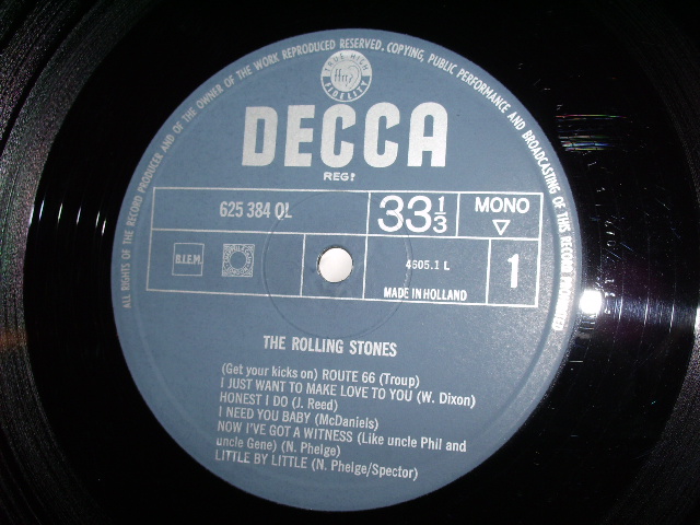 画像: ROLLING STONES - THE ROLLING STONES / 1960s HOLLAND REISSUE  LP 