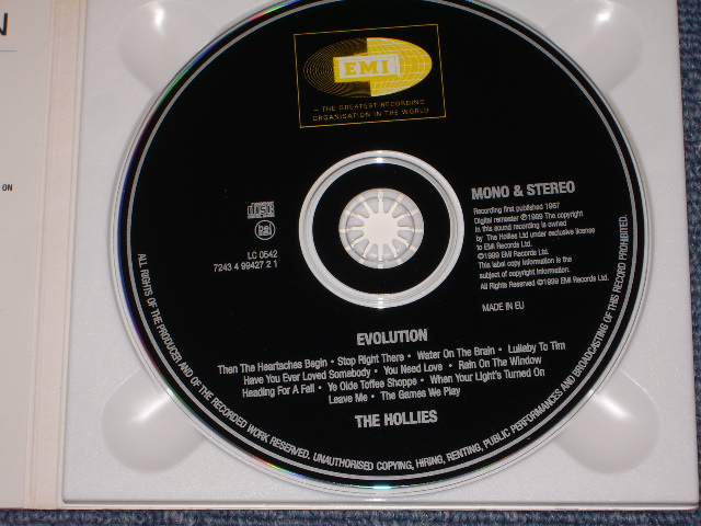 画像: THE HOLLIES - EVOLUTION ( 2in1 / MONO & STEREO ) / 1999  EU   Brand New Digi-Pack CD