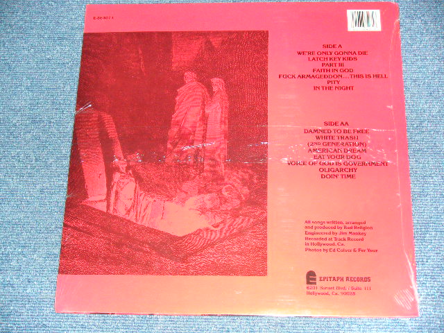 画像: BAD RELIGION - HOW COULD HELL BE ANY WORSE?  / 1981? US ORIGINAL Brand New Sealed LP 