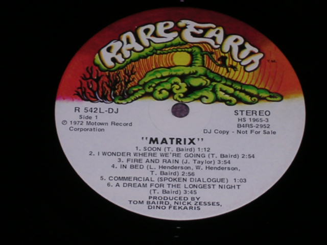 画像: MATRIX - MATRIX US ORIGINAL LP