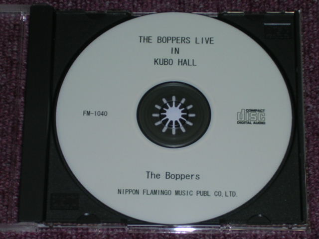 画像: BOPPERS THE - LIVE IN KUBO HALL  / PARADISE RECORDS ORIGINAL SPECIAL PRODUCTS BRAND NEW CD