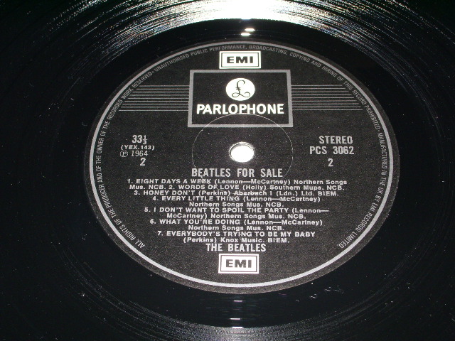 画像: BEATLES - BEATLES FOR SALE / UK 2 Boxed EMI  LP