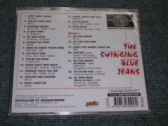 画像: THE SWINGING BLUE JEANS - IN PARIS   / 1999 FRENCH SEALED CD Out-of-print now