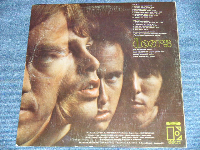 THE DOORS - THE DOORS ( DEBUT ALBUM : Ex/Ex+++,Ex ) / 1967 US