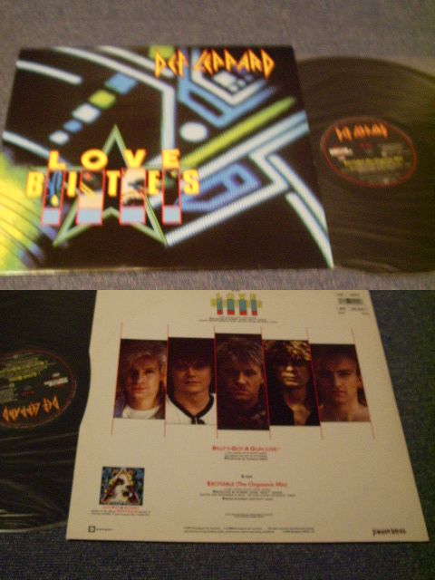 画像: DEF LEPPARD - LOVE BITES  /  1988 UK ORIGINAL 12"+BiOX+INSERTS