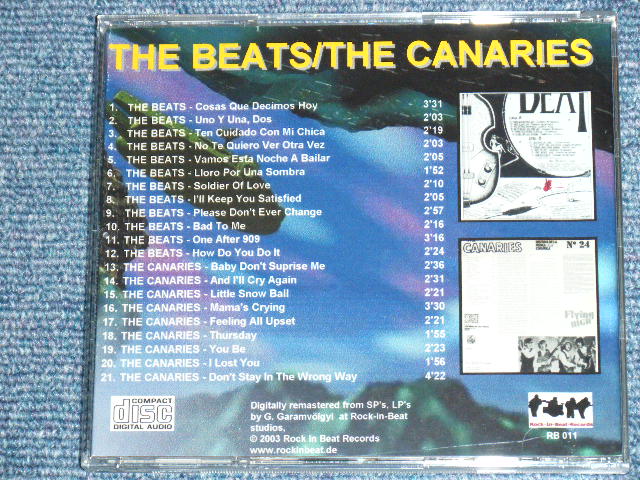 画像: THE BEATS + THE CANARIES - THE BEATS + FLYING HIGH / GERMAN Brand New CD-R  Special Order Only Our Store