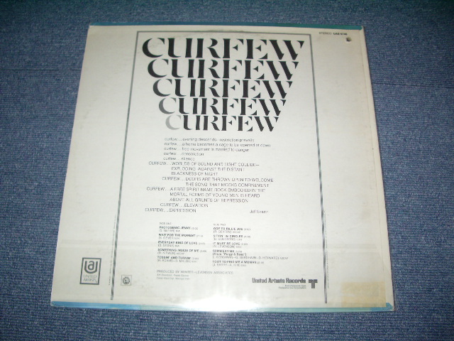 画像: CURFEW - LET THERE BE DARK : AND THERE WAS DARK ( HAEVY PSYCHE With FUZZ GUITAR & ORGAN  / SOME COVER SONGS ) / 1970 US ORIGINAL LP 