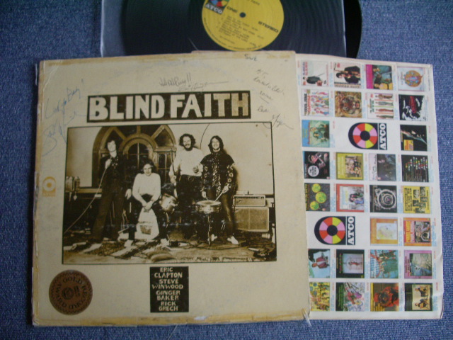 BLIND FAITH ( ERIC CLAPTN ) - BLIND FAITH ( 4 MEMBERS' AUTOGRAPHED SIGN!!!  ) / 1969 US ORIGINAL LP