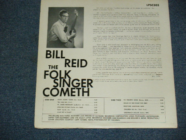 画像: BILL REID - THE FOLK SINGER COMETH /1960's US ORIGINAL LP 