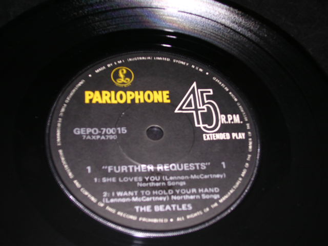 画像: THE BEATLES - FURTHER REQUESTS  / 1960s AUSTRALIA  ORIGINAL 7"EP With PICTUER SLEEVE