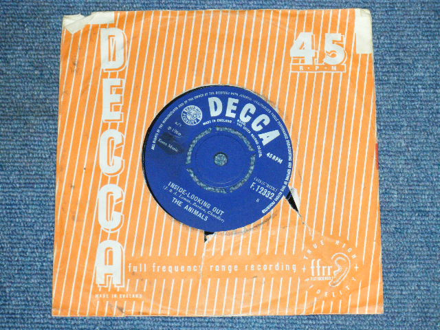 画像1: THE ANIMALS - INSIDE LOOKING OUT / 1966 UK ORIGINAL 7"Single