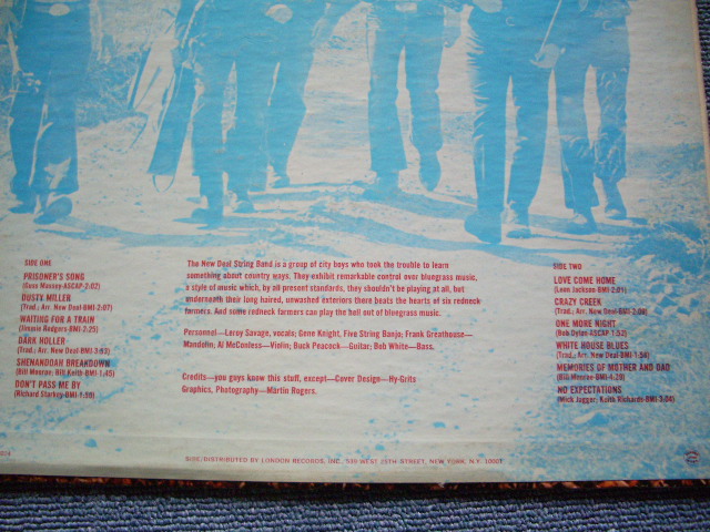 画像: THE NEW DEAL STRINGB BAND - BLUE GRASS / 1960'S US ORIGINAL LP 