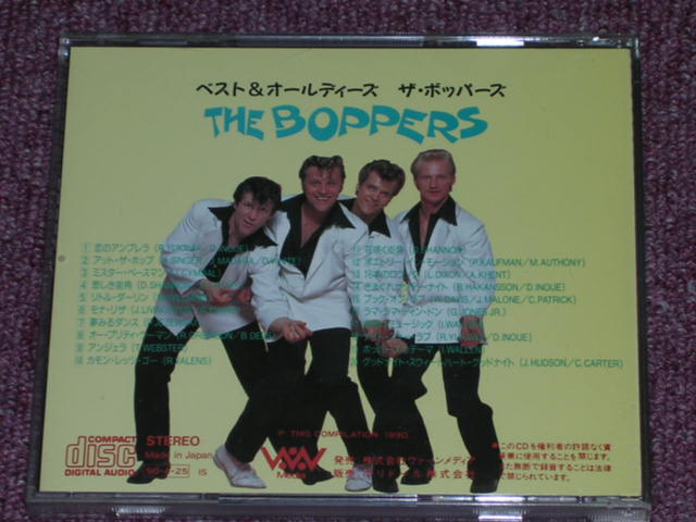 BOPPERS, THE - BEST&OLDIES JAPANESE PRESSINGS ORIGINAL CD