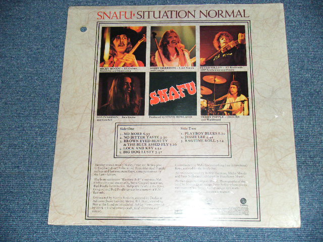 画像: SNAFU - SITUATION NORMAL  / 1973 US ORIGINAL Brand New  Sealed LP