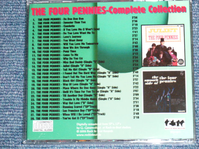 画像: THE FOUR PENNIES- COMPLETE COLLECTION VOL.1  JULIET / GERMAN Brand New CD-R  Special Order Only Our Store