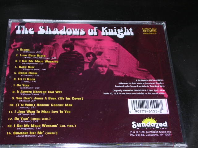 画像: THE SHADOWS OF KNIGHT - GLORIA  / 1998 US SEALED NEW CD