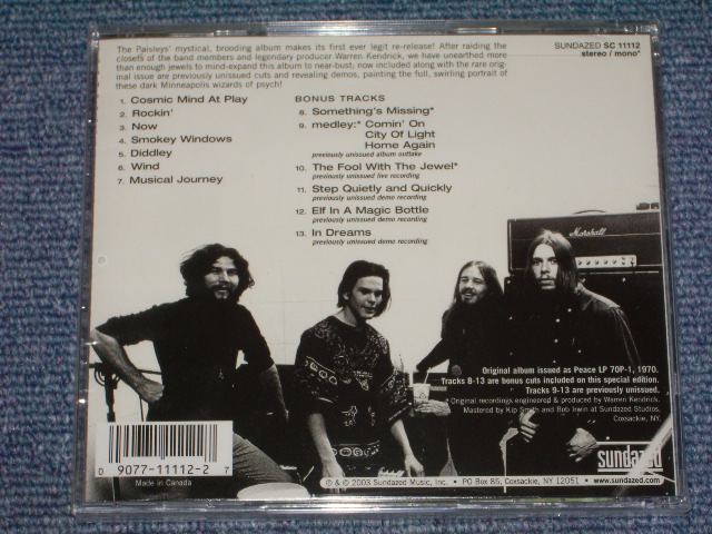 画像: PAISLEYS - COSMIC MIND AT PLAY   / 2003 US SEALED NEW CD