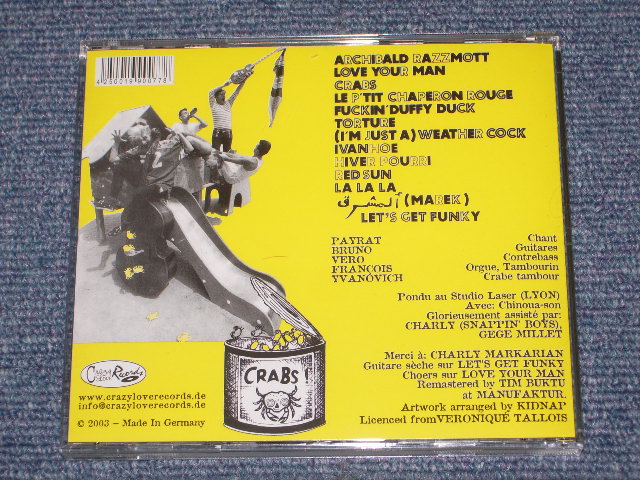 画像: CRABS - CRABS!! / 2003 GERMANY ORIGINA; Brand New CD  