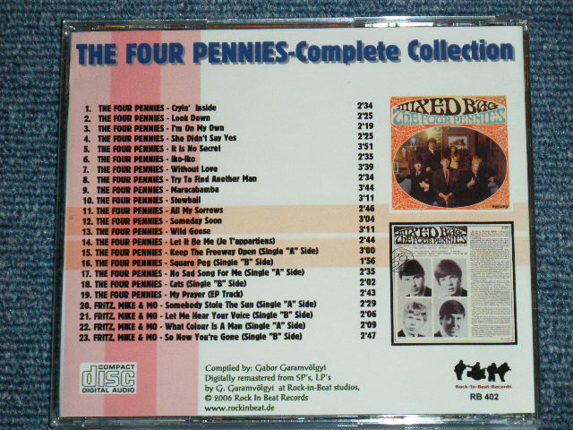 画像: THE FOUR PENNIES- COMPLETE COLLECTION VOL.2  MIXED BAG / GERMAN Brand New CD-R  Special Order Only Our Store