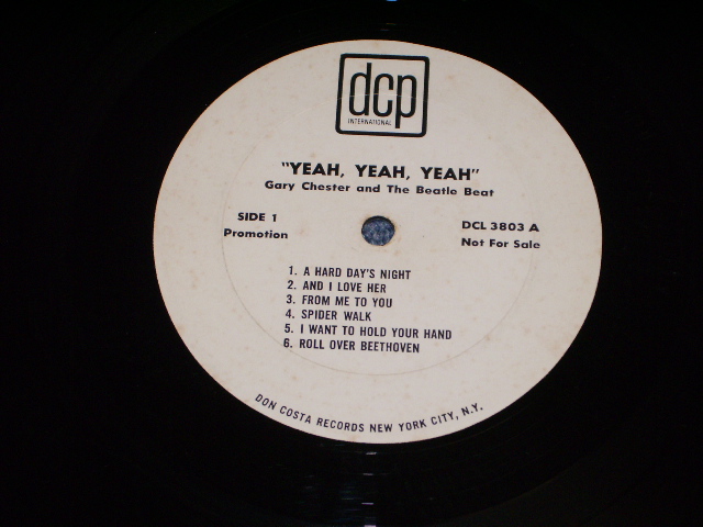 画像: GARY CHESTER and THE BEATLE BEAT -  YEAH YEAH YEAH  /  US ORIGINAL  LP 