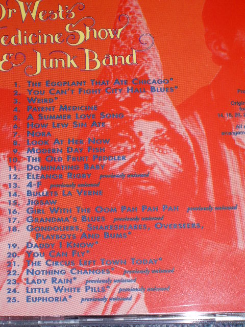 DR.WEST'S MEDICINE SHOW & JUNK BAND - EUPHORIAL THE BEST OF / 1998