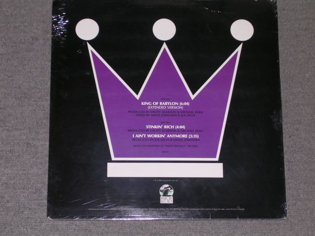 画像: DAVID JOHANSEN - KING OF BABYLON  / 1985 US ORIGINAL Sealed 12" 