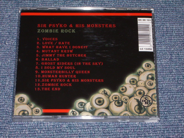 画像: SIR PSYKO & HIS MONSTERS - ZOMBIE ROCK / 2008 EUROPE BRAND NEW CD  