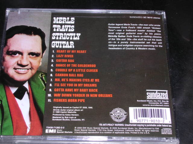 画像: MERLE TRAVIS - STRICTLY GUITAR /2005 US SEALED NEW CD 