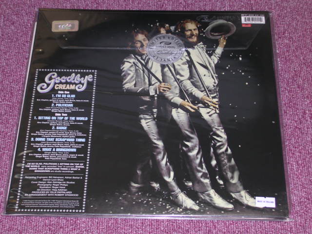 画像: CREAM - GOODBYE CREAM / UK REISSUE  SEALED LIMITED 180g HEAVY WEIGHT   LP 