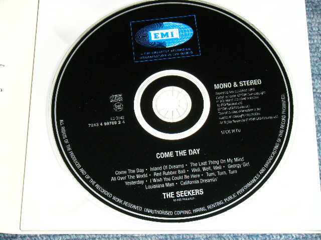 画像: THE SEEKERS - COME TO DAY ( Included GEORGY GIRL : MONO&STEREO Version )   / 1999 UK  ORIGINAL BRAND NEW  CD