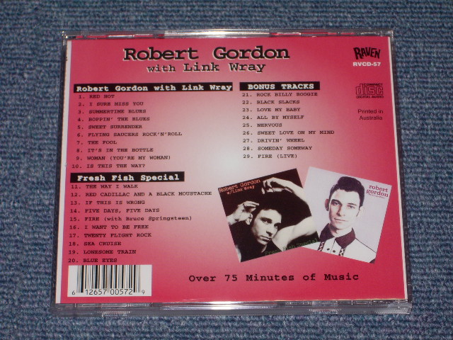 画像: ROBERT GORDON - LIVE AT LONE STAR / AUSTRALIA BRAND NEW CD  