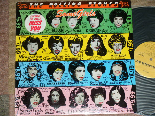 画像1: ROLLING STONES - SOME GIRLS ( MATRIX NUMBER  A: STRS 784079 DD △23467 (15) /B: STRS 784080 FF △23467 (3)  /  1978 US ORIGINAL With Draw LP