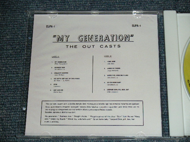 画像: THE OUT CASTS - MY GENERATION / GERMAN Brand New  CD-R 